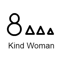 snowman, triangles, Number 8